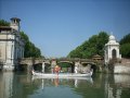 Una gondola bianca a Padova